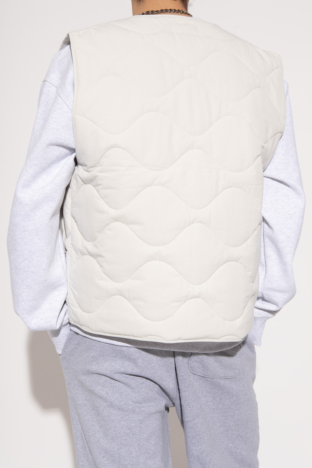 Men's Clothing | Jacquard mohair-blend sweater | SchaferandweinerShops |  Stussy Quilted vest